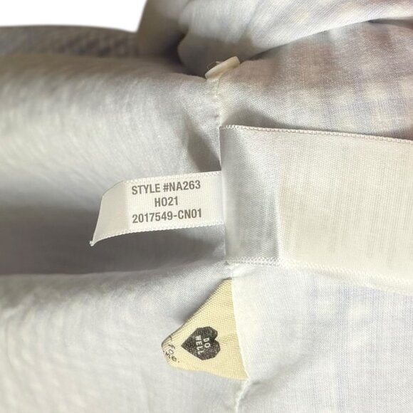 Madewell Gingham Flutter Sleeve Kaftan Midi Dress Blue Medium NA263 Cottagecore - Picture 6 of 7